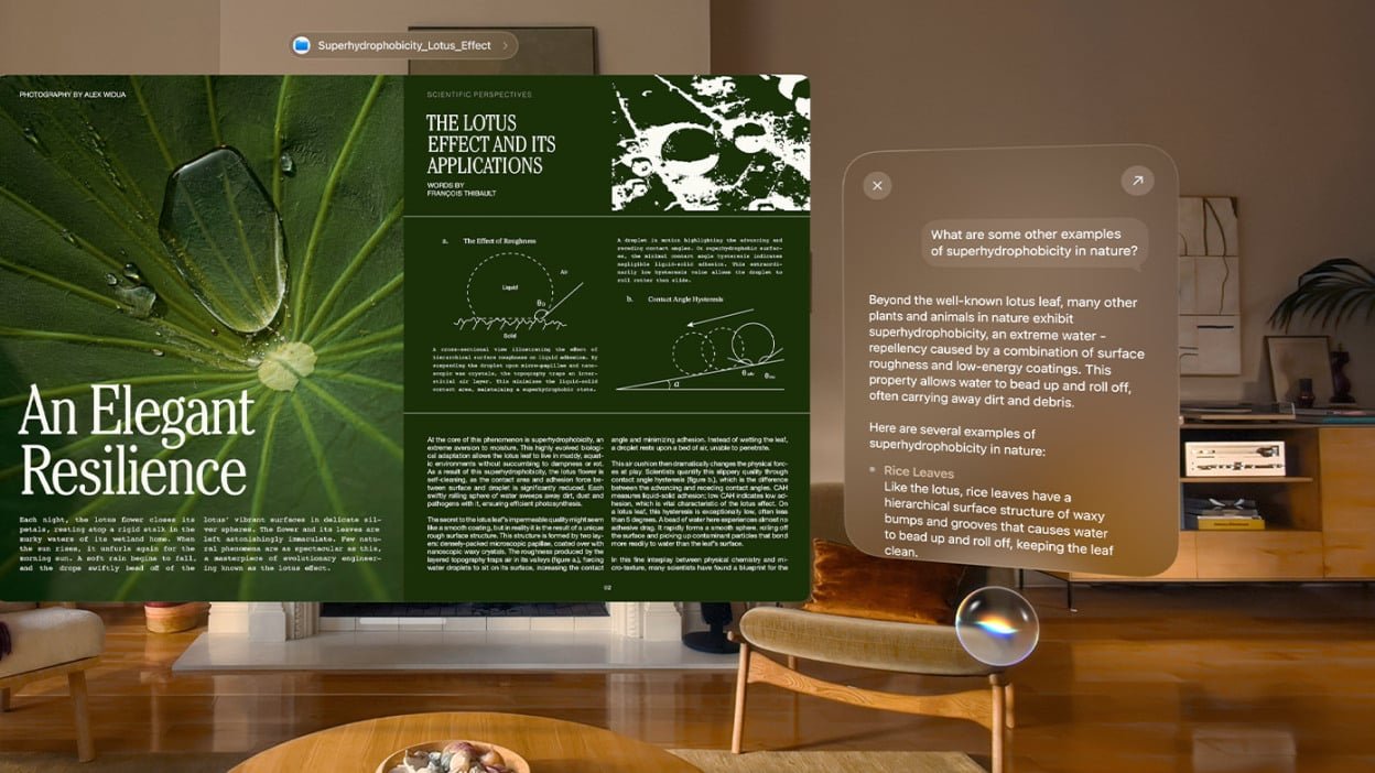 siri ai in apple vision pro headset