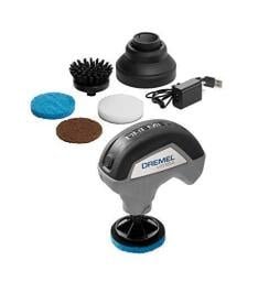 Dremel Versa Cleaning Tool - Grout Brush & Bathroom Shower Scrub - Versatile Kitchen & Bathtub Cleaner- Power Scrubber for Tile, Pans, Stoves, Tubs, Sinks Auto, & Grills - PC10-02