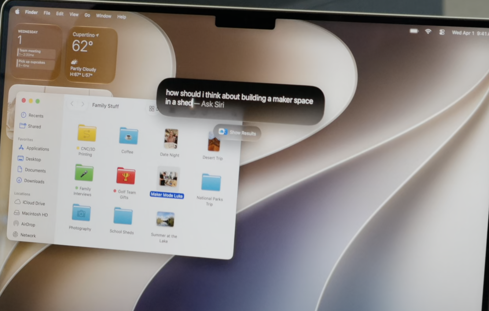 Ask Siri AI via Spotlight